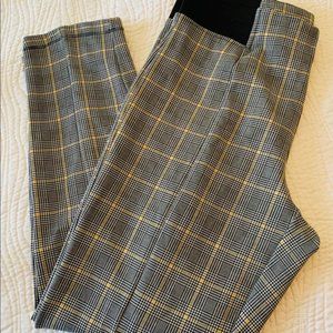 Stretch Style Plaid Slacks